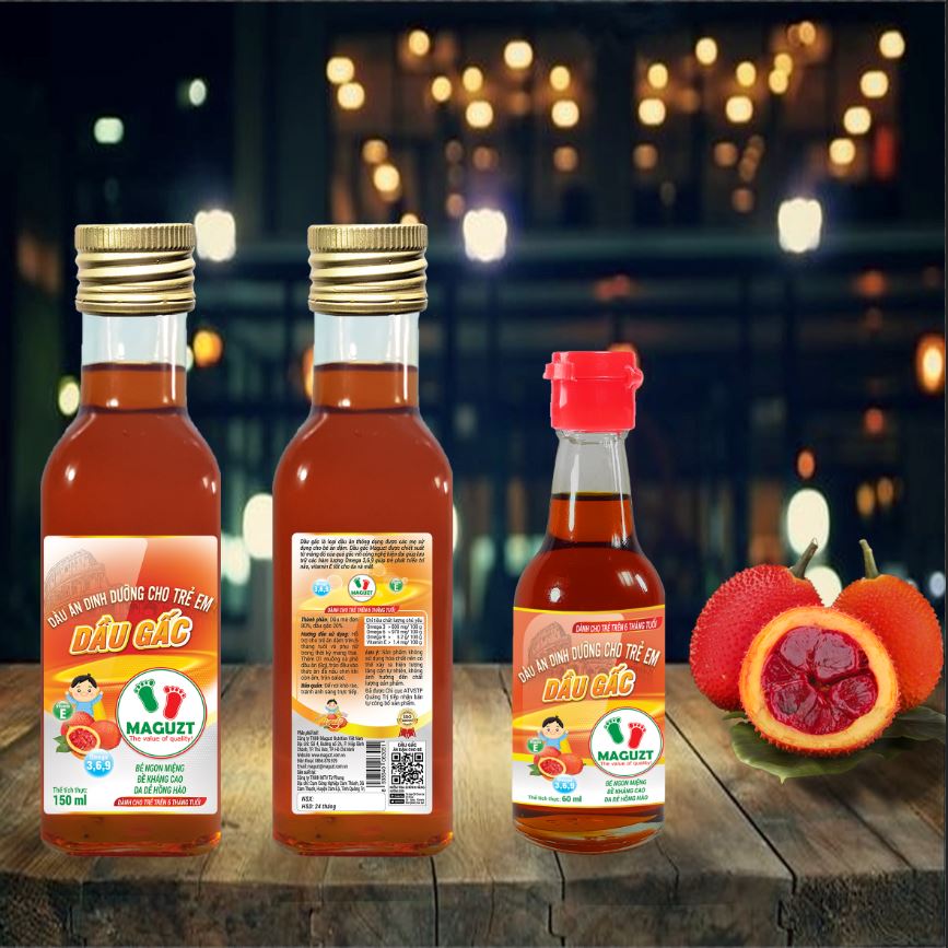 Dầu gấc cho bé ăn dặm Maguzt
