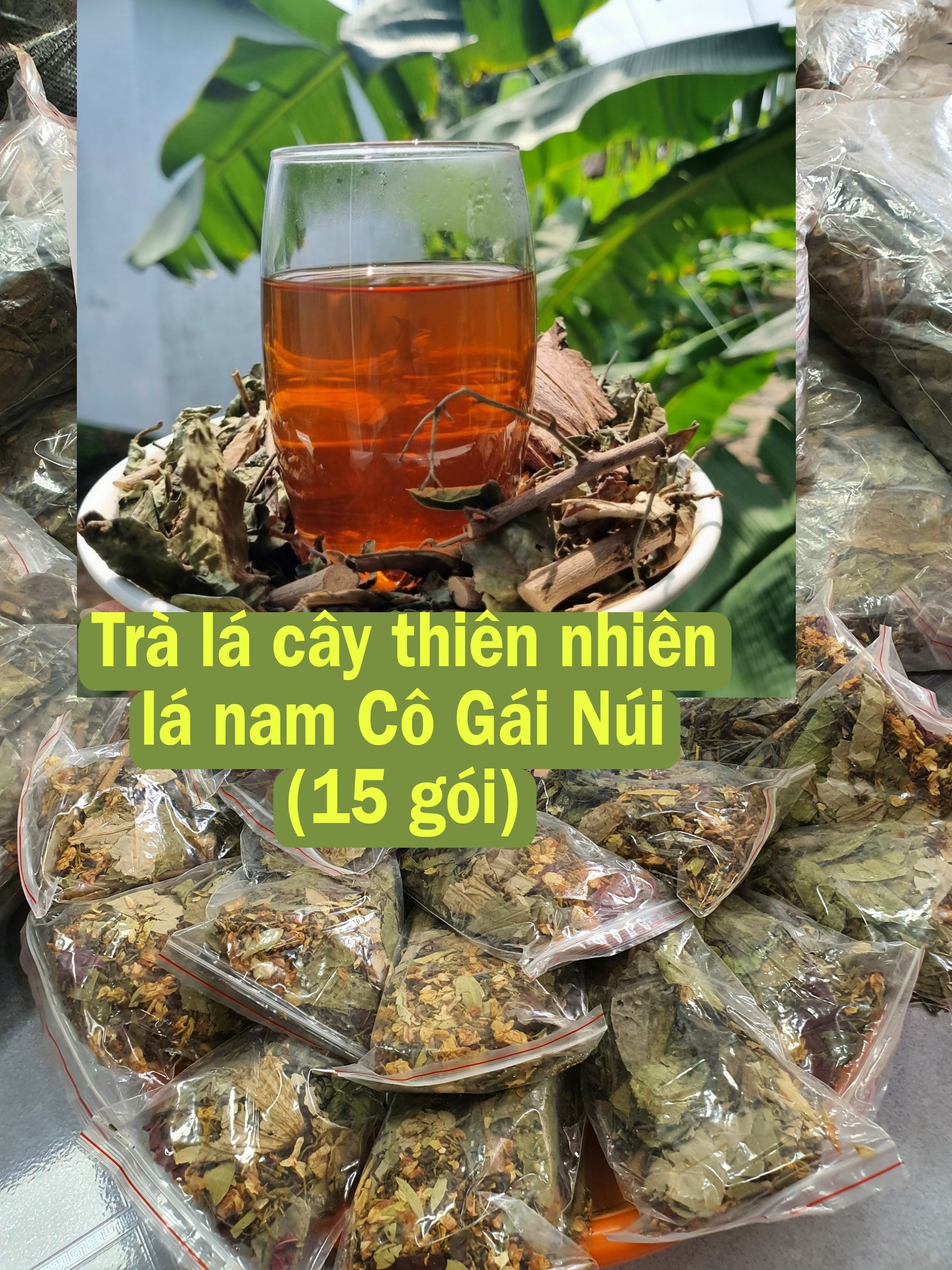Trà lá nam Cô Gái Núi (15 gói)