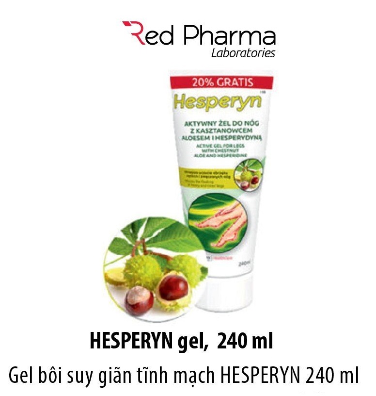 Kem bôi suy giãn tĩnh mạch Hesperyn 240ml