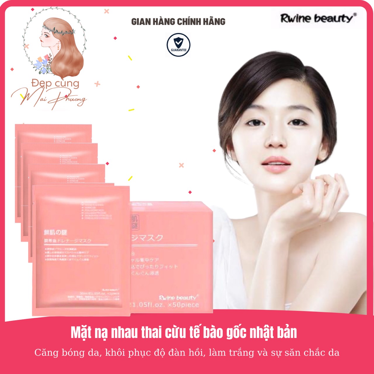 Mặt nạ nhau thai cừu nhật bản (1 miếng)