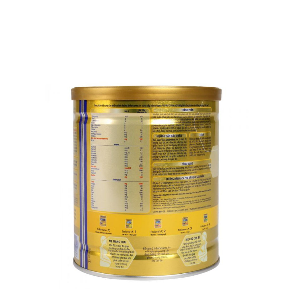 SỮA BỘT ENFAMAMA A+ VANI/SOCOLA 400G - Huệ Lan Milk