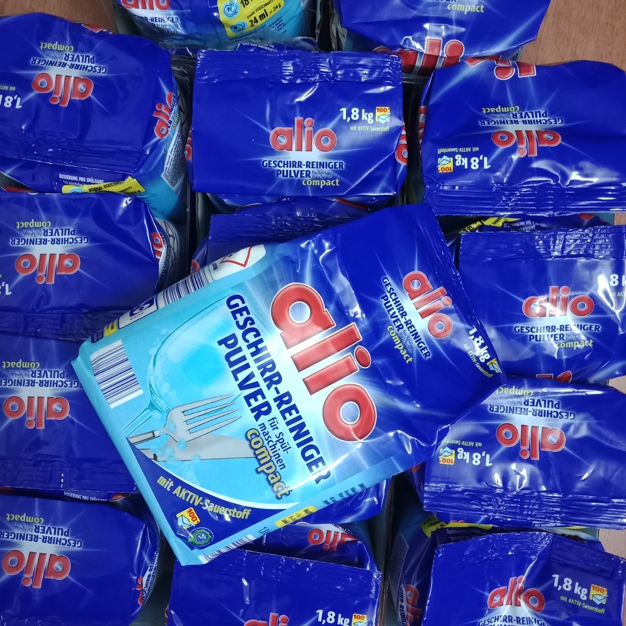 Bột rửa bát Alio 1,8kg Đức - Bột chuyên dùng cho máy