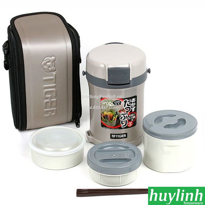 [HCM]Hộp đựng cơm Tiger LWU-B200 - Camen cơm