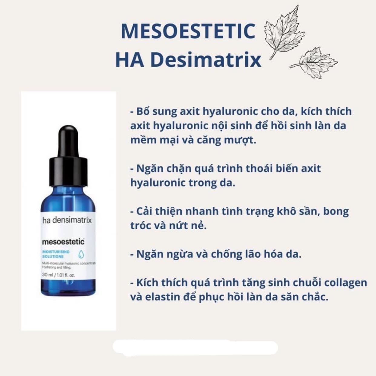 Serum cấp nước dưỡng ẩm Mesoestetic HA Densimatrix 30ml