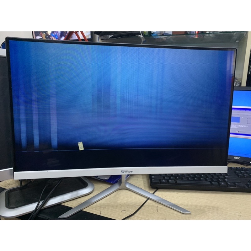 xác màn hình 24in cong ( màn hình HỎNG lấy linh kiện )