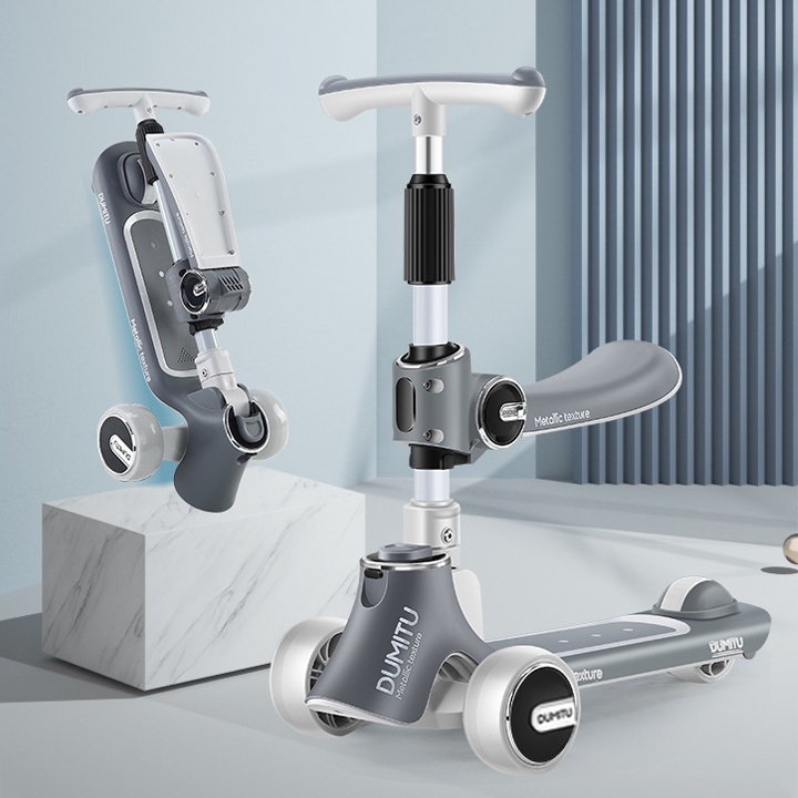 Xe trượt scooter Dumitu có đèn [HÀNG CAO CẤP]