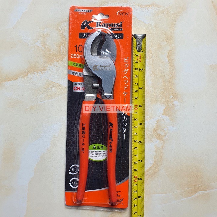 [HCM]Kéo cắt cáp 8 10 inch Kapusi cứng cáp sắc bén chuẩn Nhật