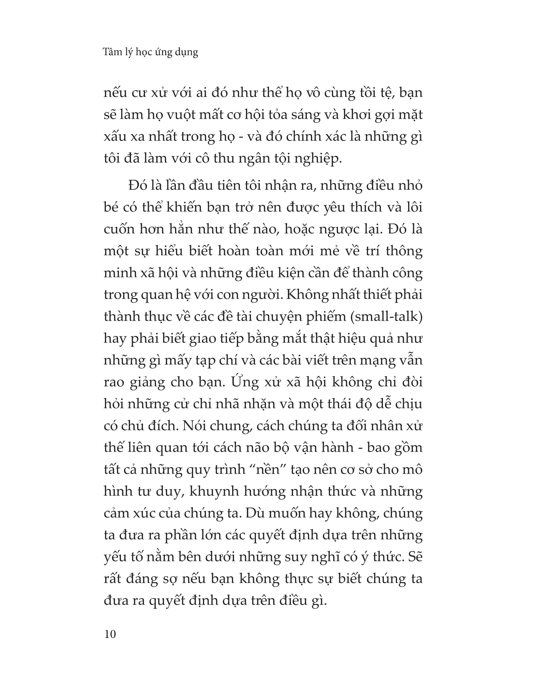 Sách Fahasa - Tâm Lý Học Ứng Dụng