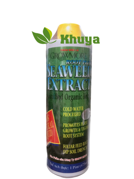 Phân bón hữu cơ Growmore Seaweed Extract Rong biển 473ml  Nhập khẩu Mỹ