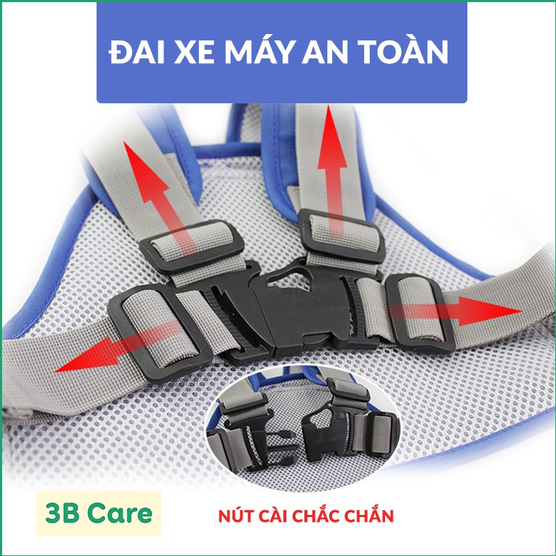 Đai giữ bé khi đi xe máy hình mặt nạ