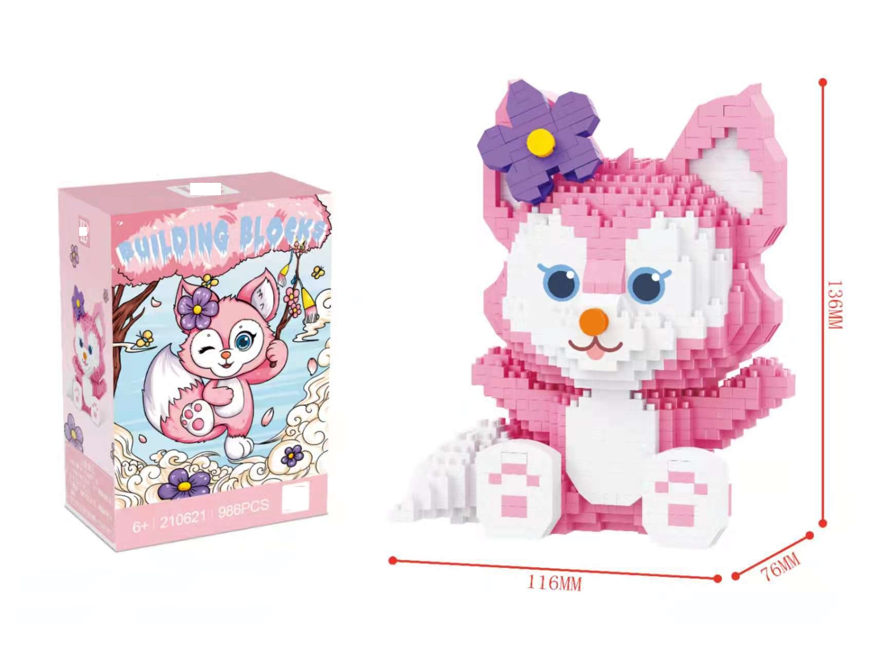 Mô Hình Lắp Ráp Doraemon Mèo Hồng