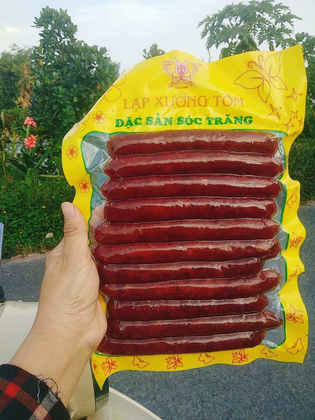 Lạp xưởng tôm sóc trăng 500gr