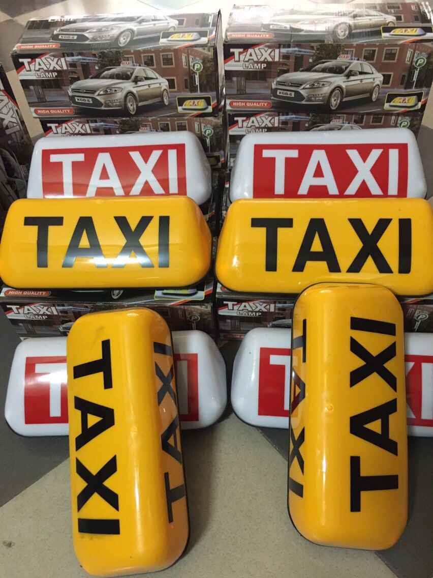 Mào taxi - có đèn - đế nam châm
