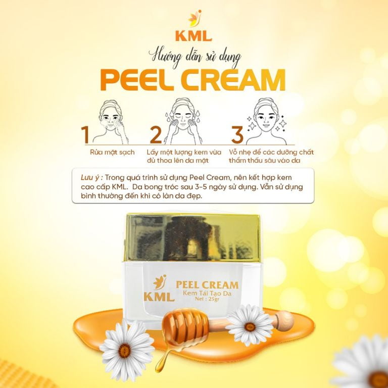 Combo tái tạo peel da KML