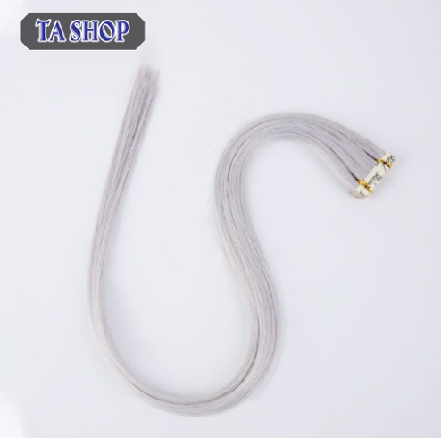 Tóc line dán làn từ sợi protein, Tóc giả đẹp tóc kẹp dài thẳng light 65cm