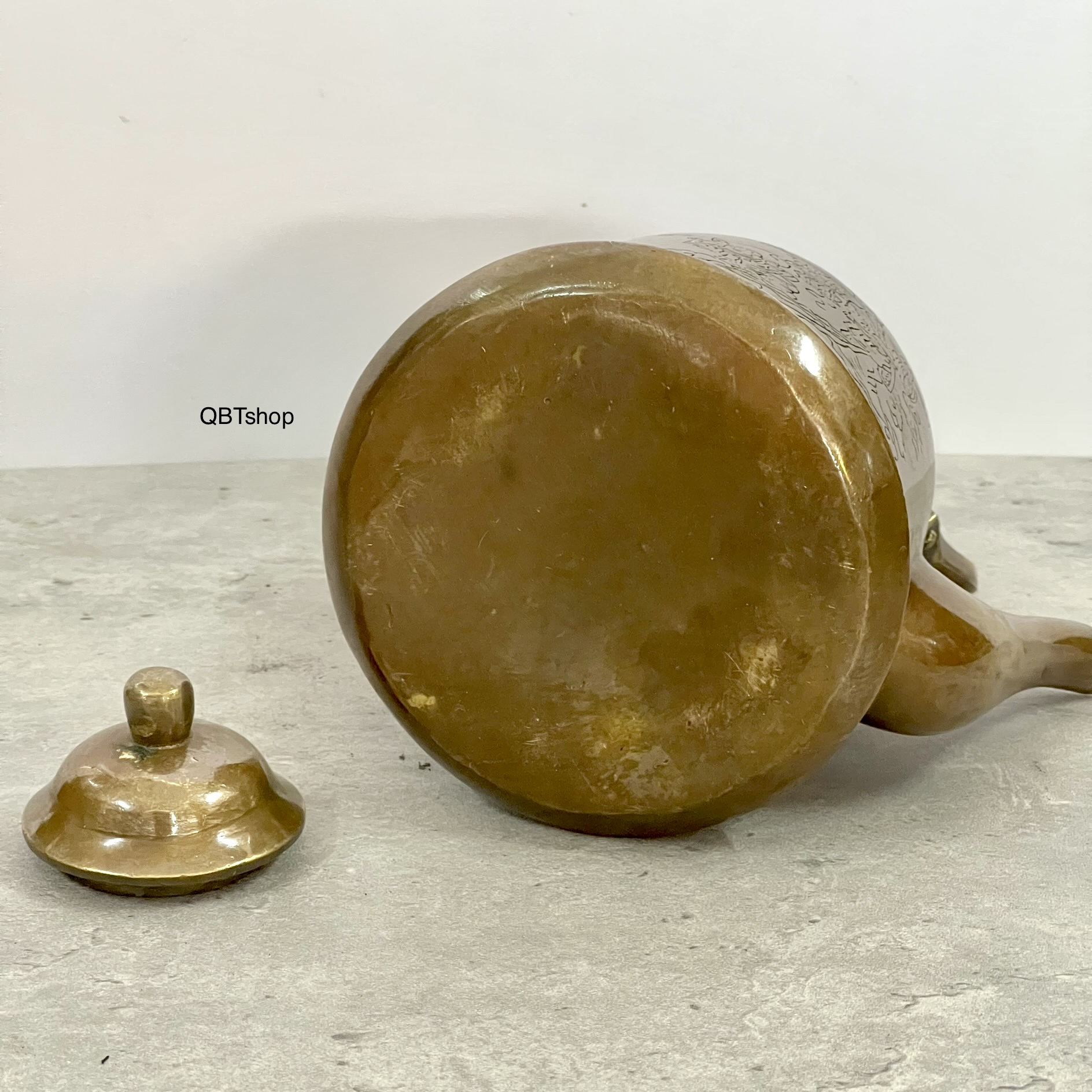 Ấm trà đồng ( có quai sách )