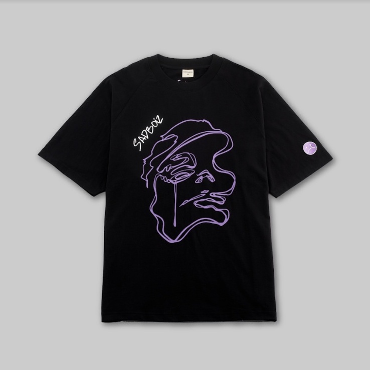 [Mã SKAMSALE8 giảm 10% đơn 200K] Áo thun SADBOIZ SAD STORY BLACK