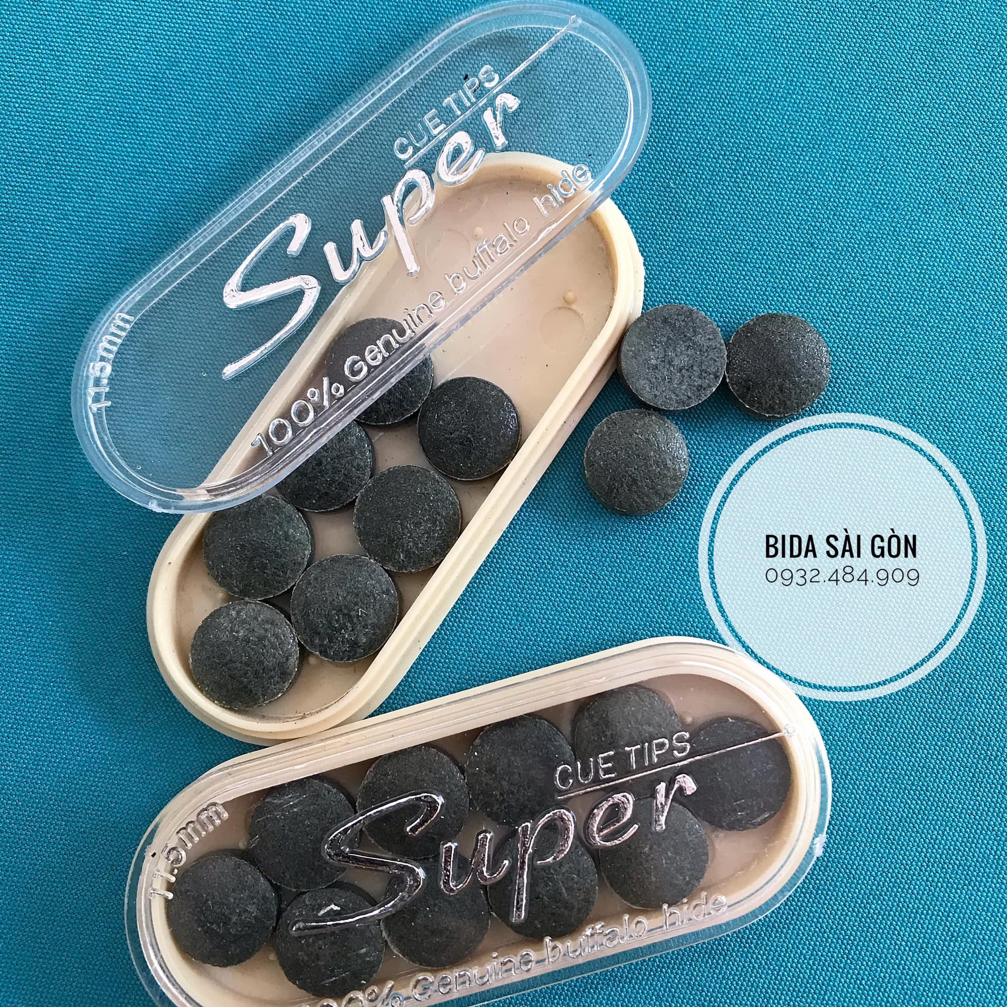Vĩ 10 viên đầu cơ Bida Super 11,5mm