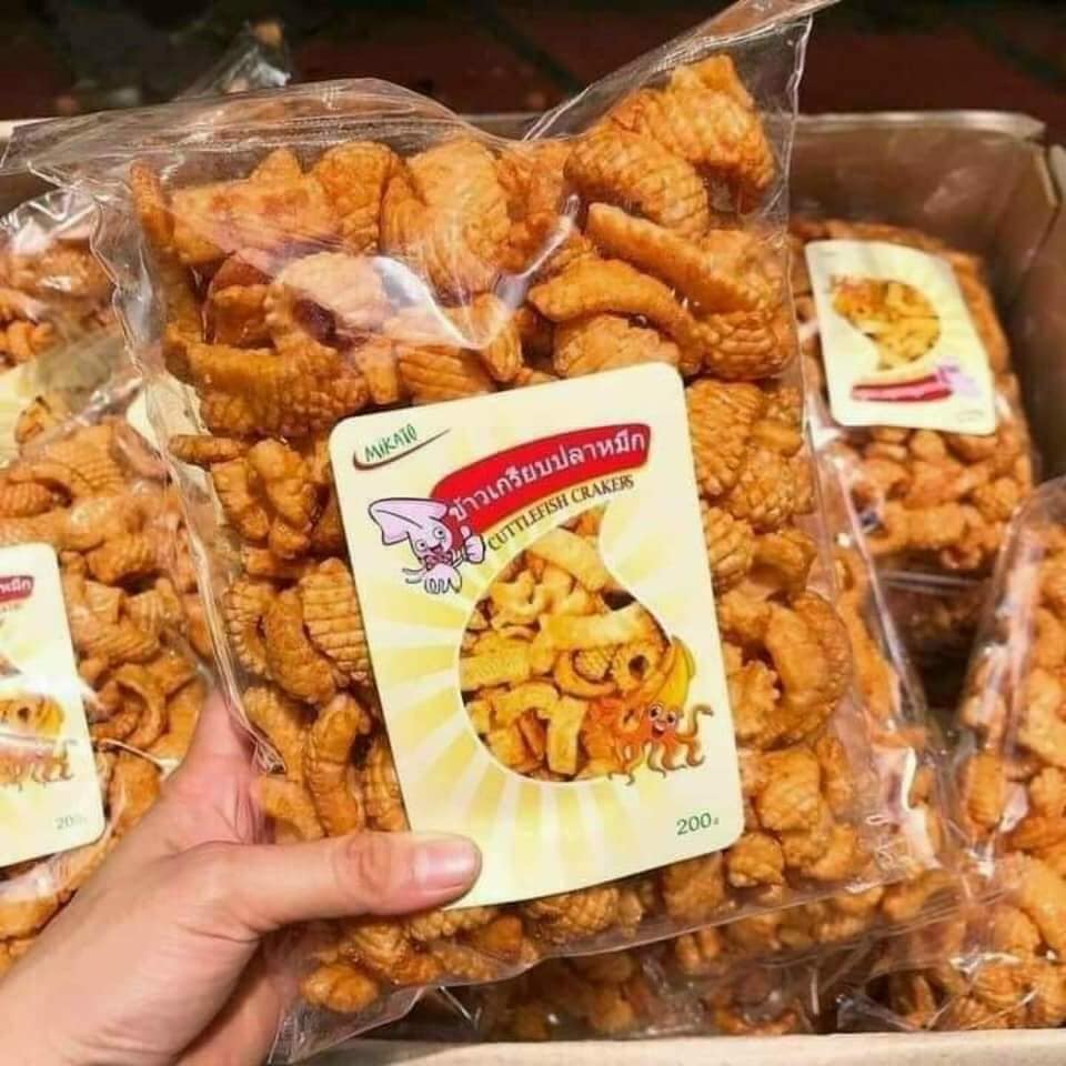 Snack mực thái lan gói 200gr - thơm ngon giòn rụm - free ship