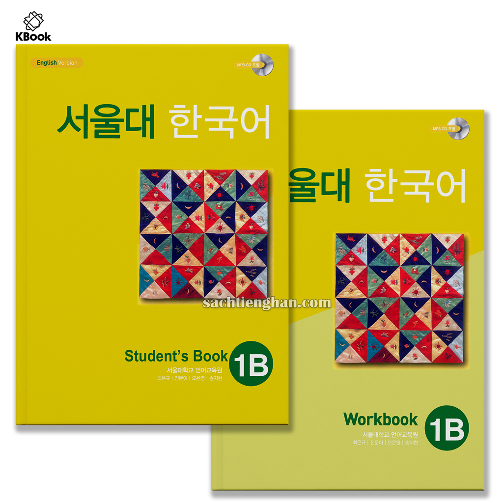 Combo (SGK+SBT) GT Seoul 1B - 서울대 한국어 1B (Bản màu đẹp)