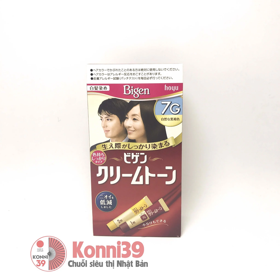 [Đủ Màu] Thuốc nhuộm tóc BIGEN Nhật Bản - Thuốc nhuộm phủ bạc chiết xuất thảo dược, không gây kích ứng, an toàn cho tóc và da dầu, tự nhuộm được tại nhà - 4987205080500