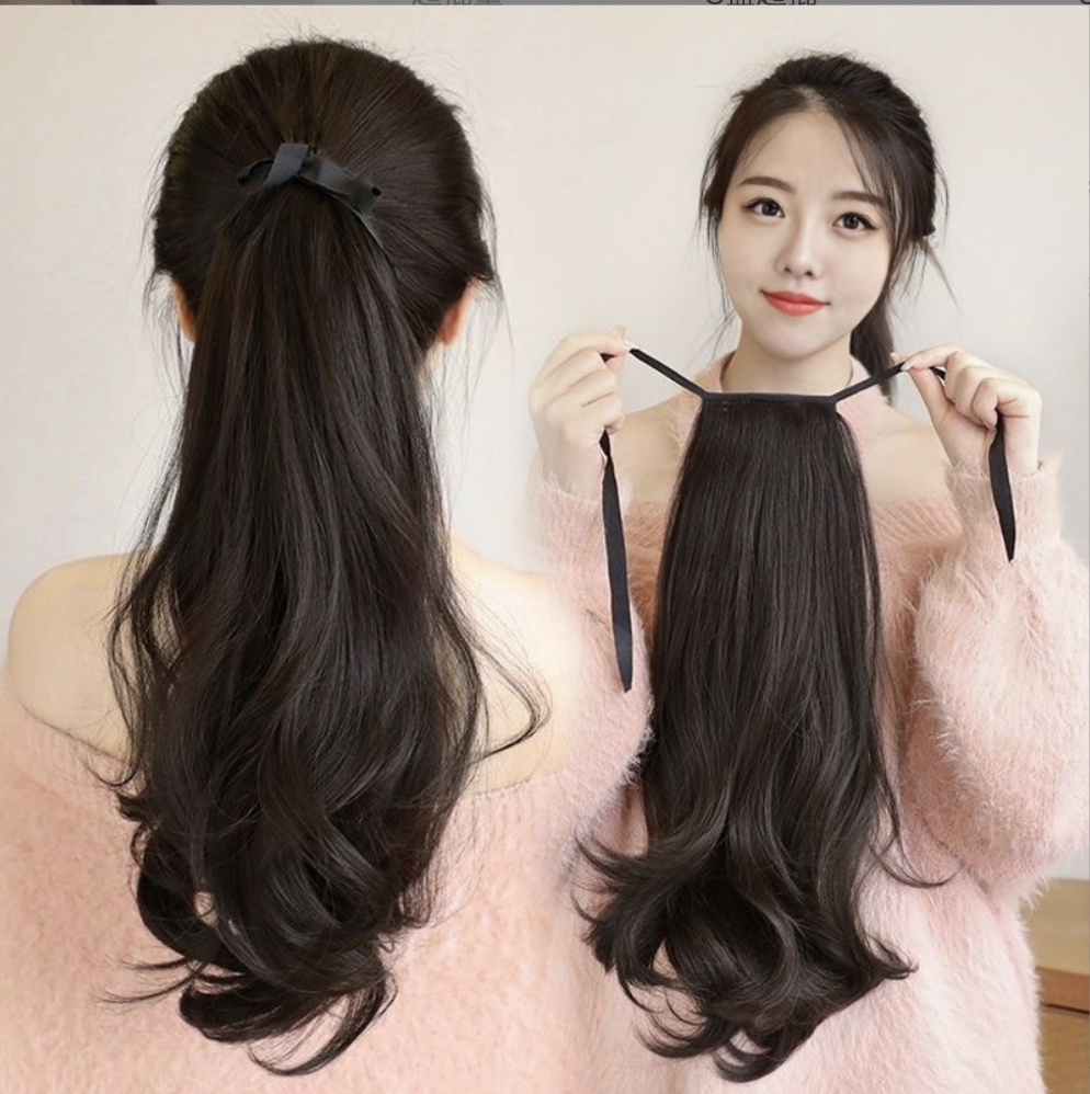 Đuôi Tóc giả cột đuôi cao cấp ( dài 40cm )