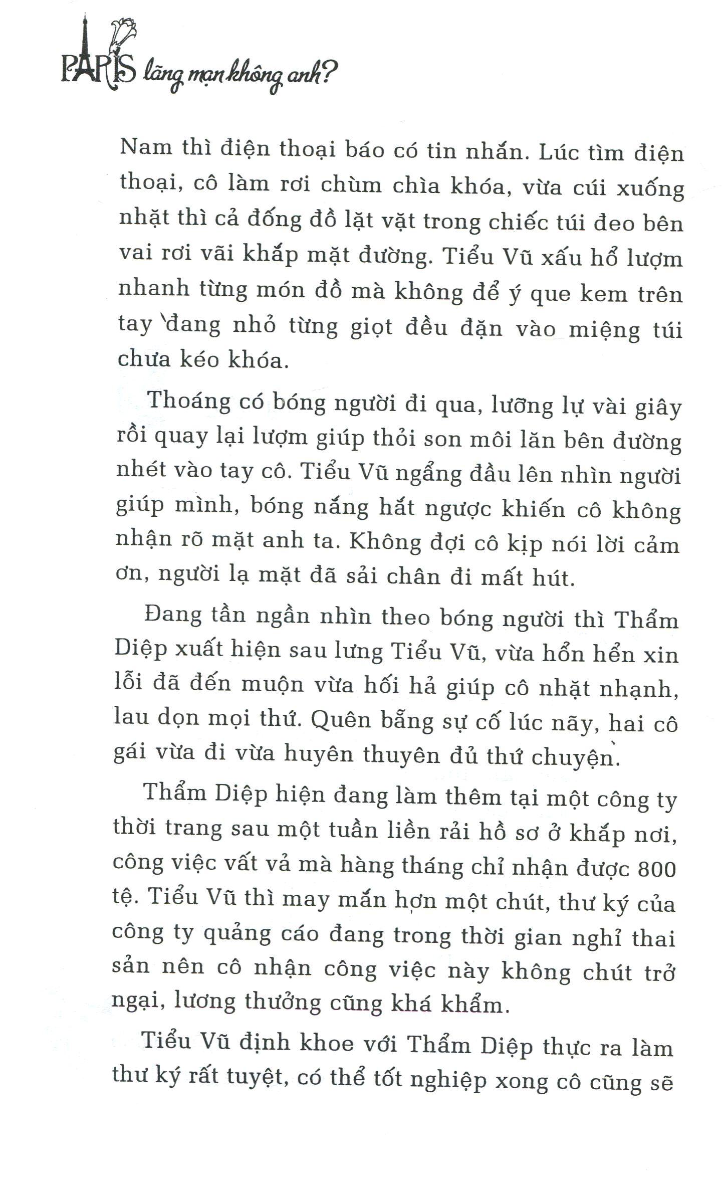 Paris Lãng Mạn Không Anh