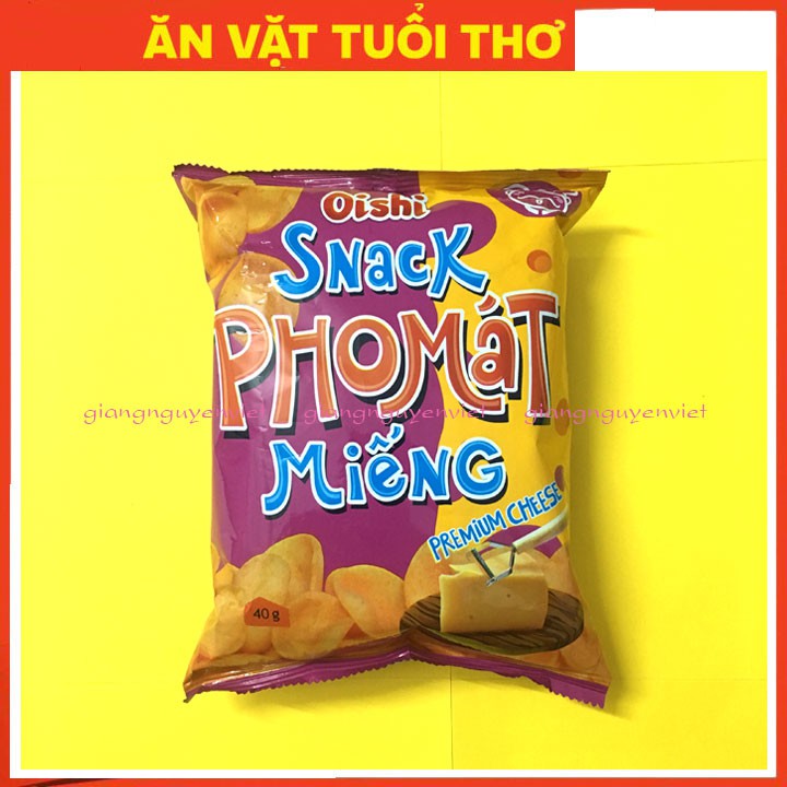 Bim bim Snack Oishi pho mát miếng 35g phomat
