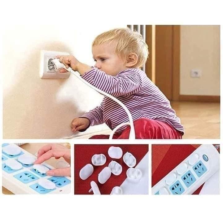 COMBO 10 BỊT Ổ ĐIỆN CHỐNG GIẬT AN TOÀN CHO BÉ