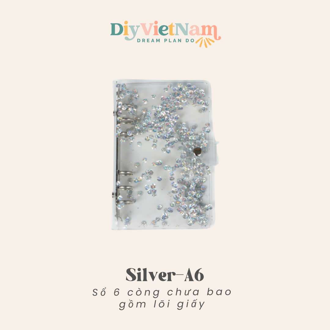 [HCM]VỎ PLANNER A5 A6 SPARKLE