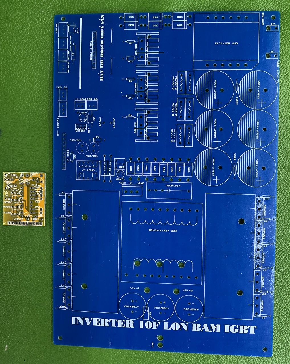 PCB bo mạch kích điện 10 fet lớn - băm IGBT