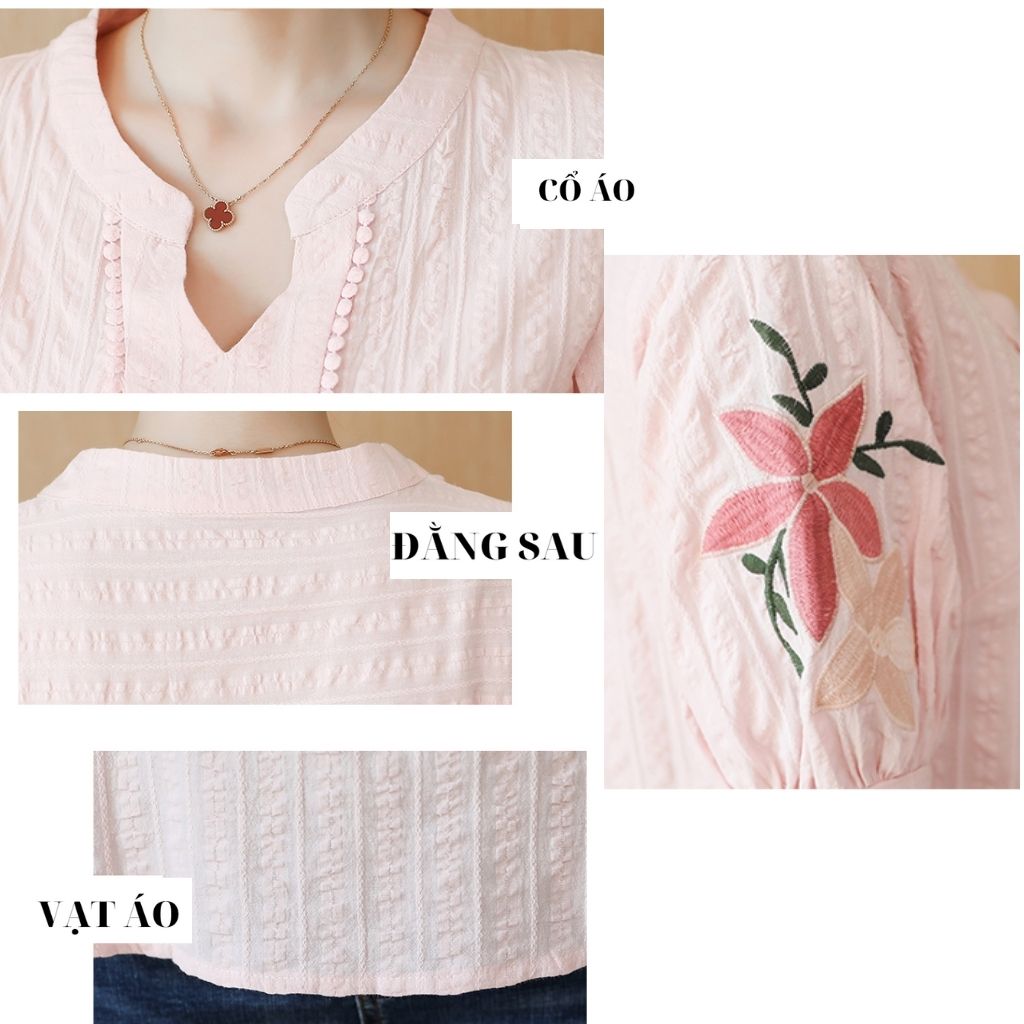 Áo sơ mi nữ  from rộng công sở kiểu đẹp NAVILO SM001