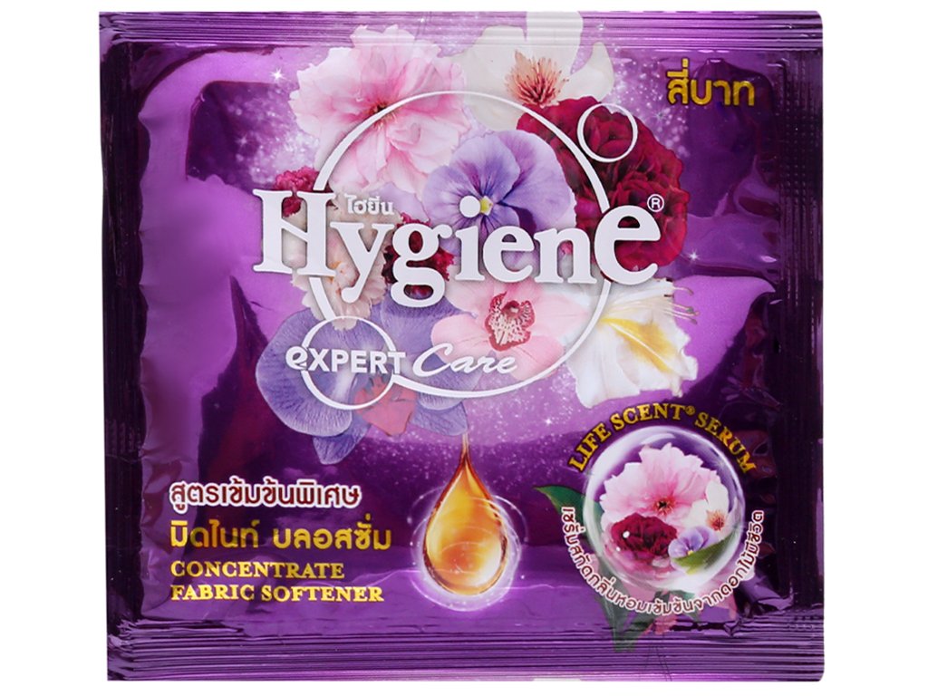 HCM- Combo 12 nước xả Hygiene đen gói 20ml Thái Lan