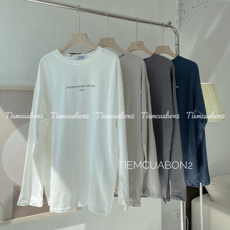 Áo phông dài tay chữ Adream