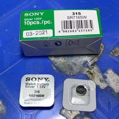 PIN ĐỒNG HỒ Sony SR716SW-315 Chính hãng