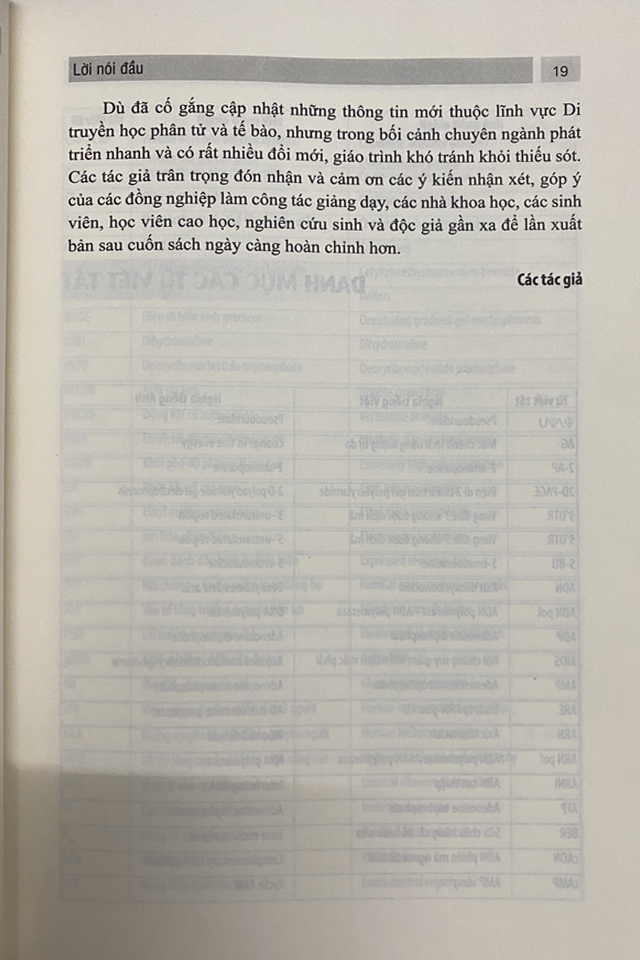 Cơ sở di truyền học phân tử và tế bào