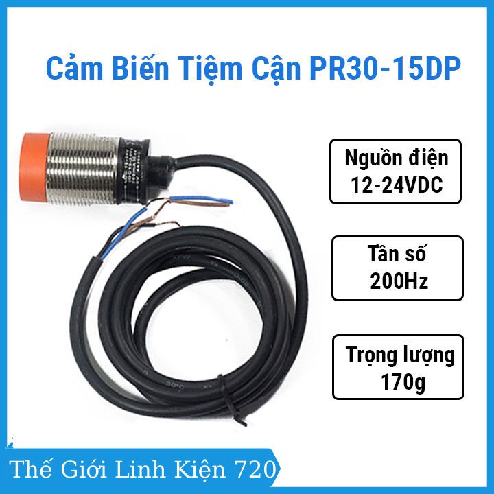 Cảm biến tiệm cận pr30-15dp 12-24vdc chống nước, chống nhiễu tốt