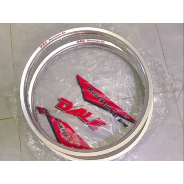 Cặp niềng nhôm bạc 2 vành 1.4 / banzai / dale