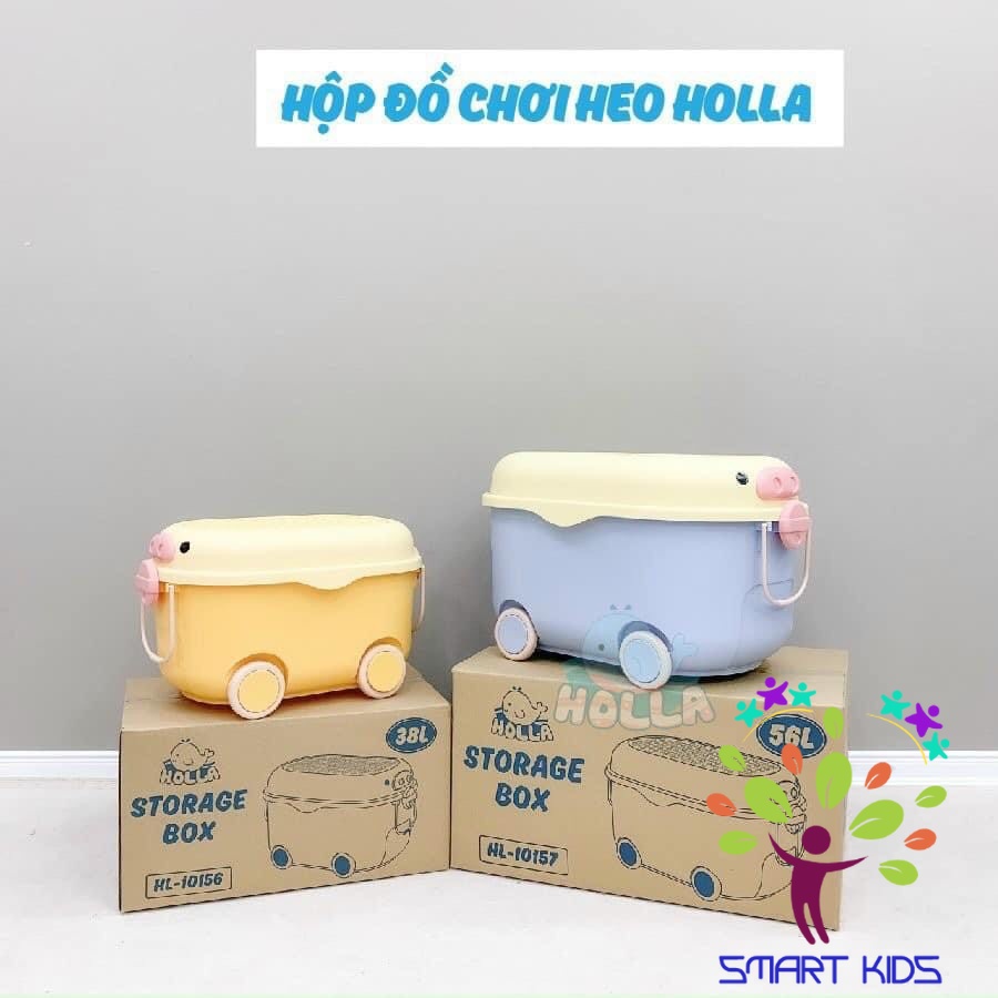 Hộp đựng đồ chơi hình heo Holla