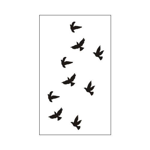 hình xăm đàn chim vị trí vai cho nữ ý nghĩa tự do  Mini tattoos Hình xăm  Xăm