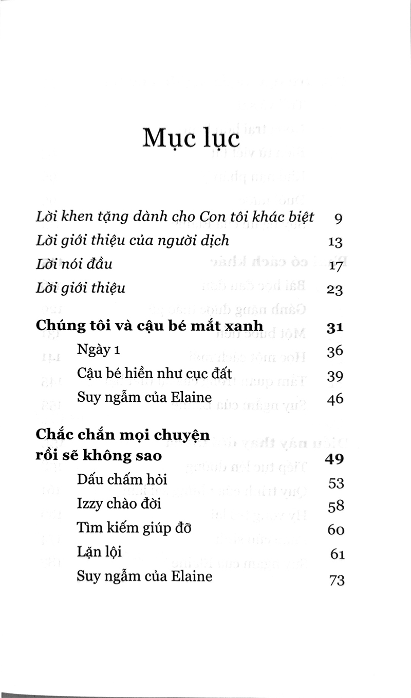 Sách nuôi dạy con - Con Tôi Khác Biệt