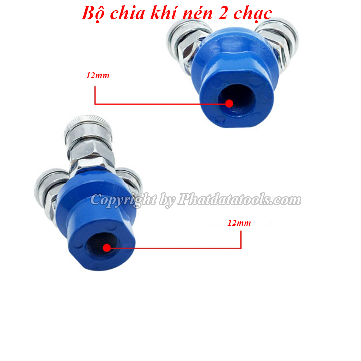 Bộ chia khí nén 2 chạc-Phụ kiện máy nén khí