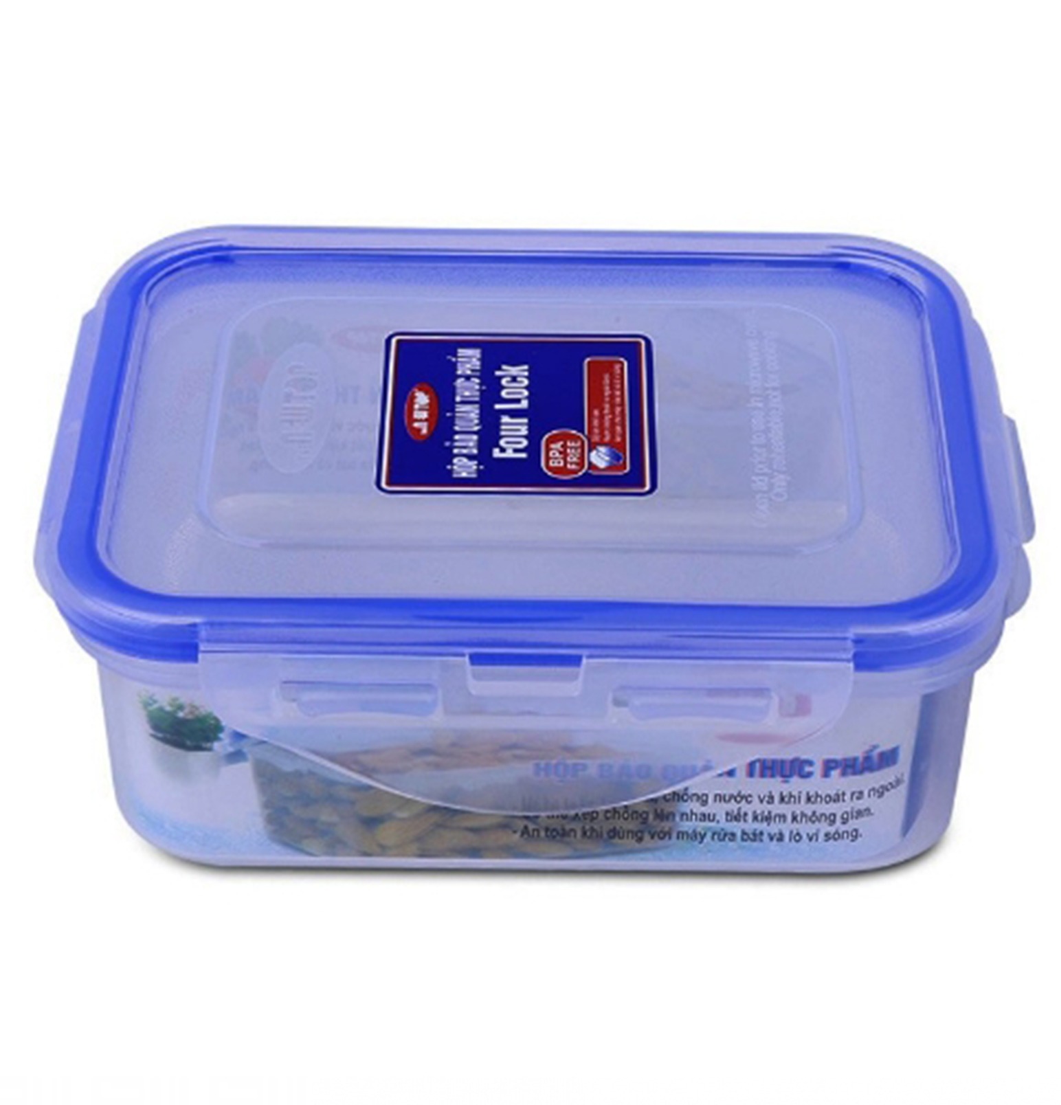 [CÓ RON CAO SU] Hộp bảo quản thực phẩm Four Lock 300ml