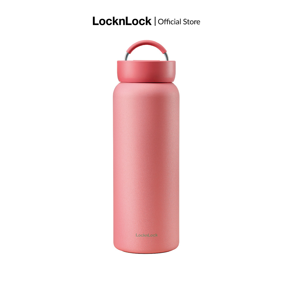 LHC4300 - Bình giữ nhiệt Lock&Lock Jumbo Tumbler 900ml - Có quai xách inox - Giữ nhiệt 24h - Dung tích lớn - Hàng chính hãng