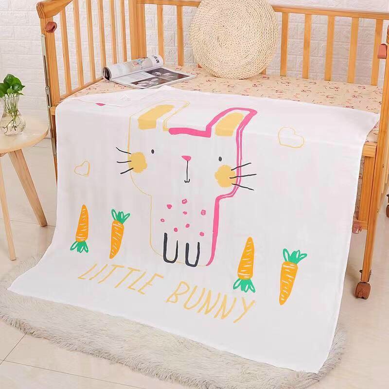 Chăn mền Lụa siêu mềm mát cho bé 110 x 120cm
