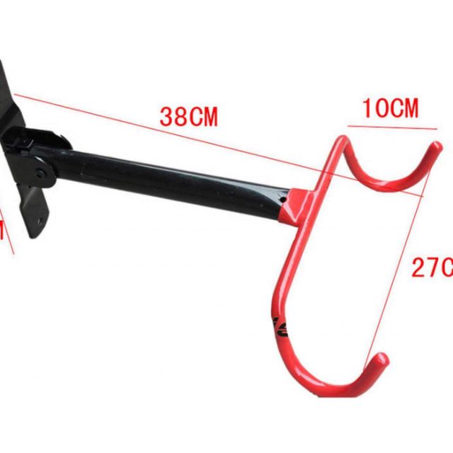 giá treo xe đạp lên tường ngang 2 móc đỡ