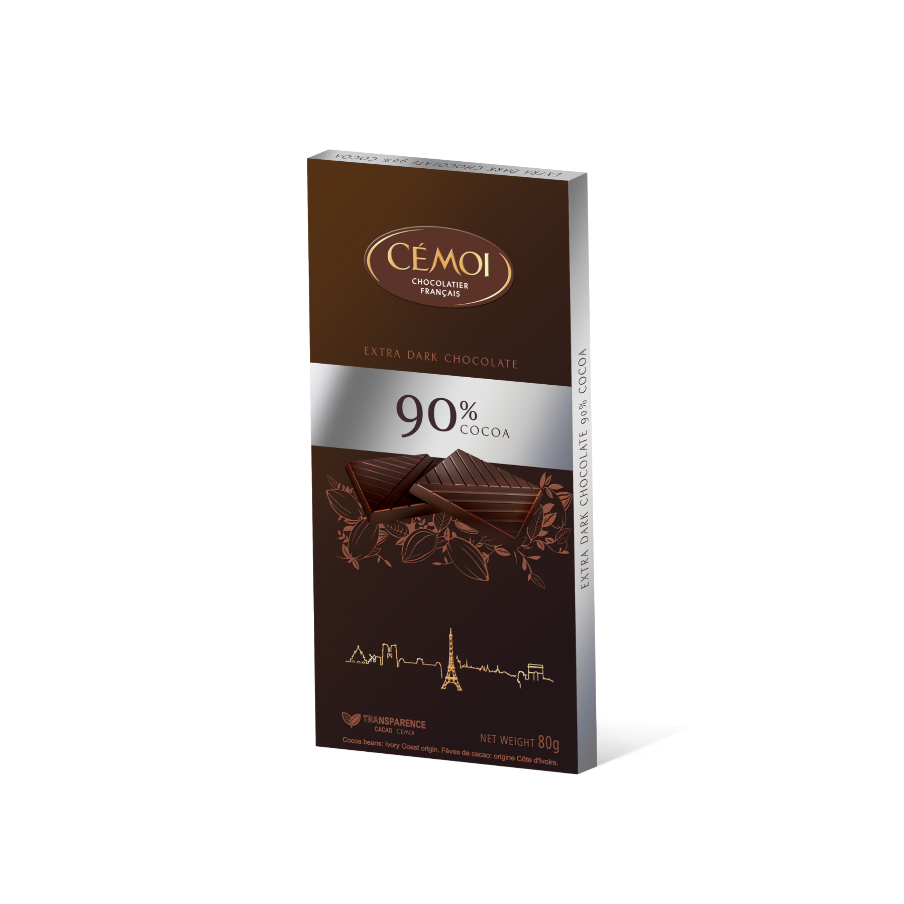 Socola đen cacao dạng thanh Cémoi - Leafhouse hcm