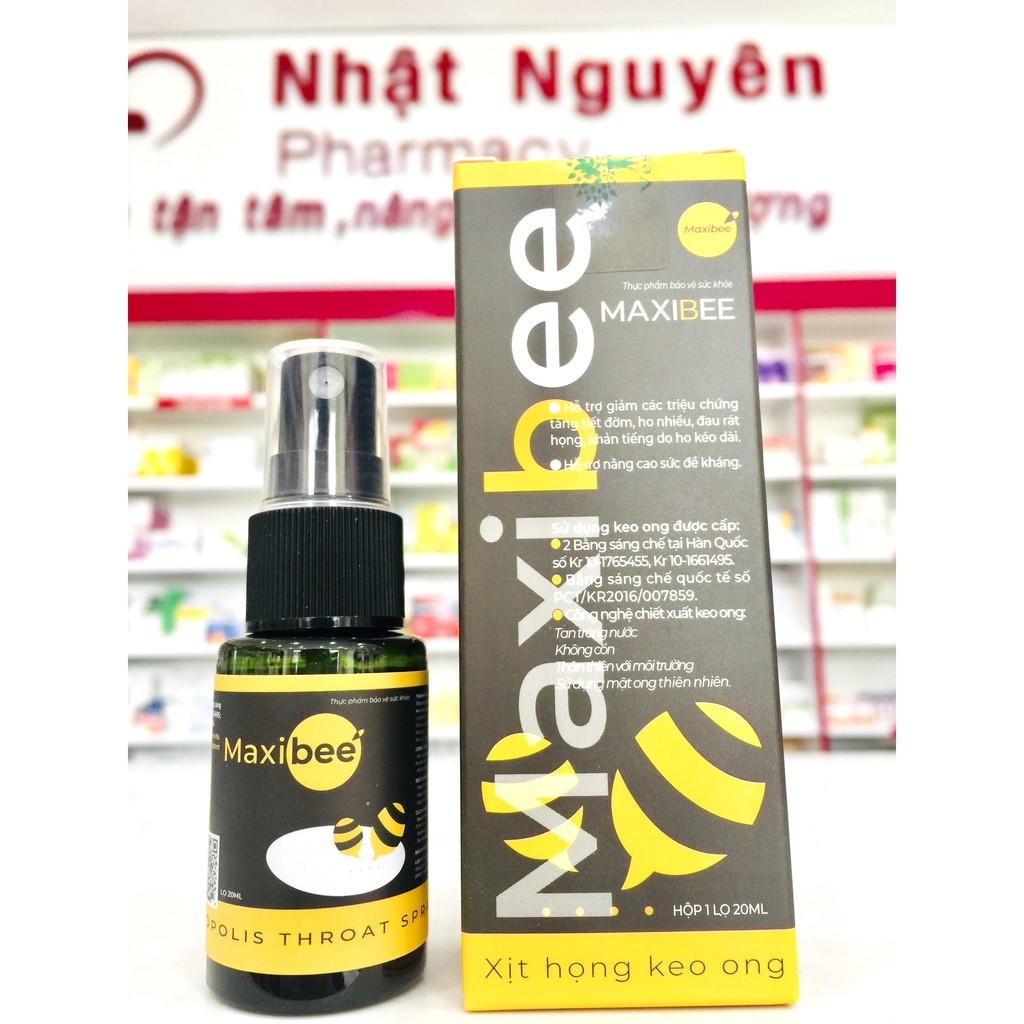 MAXIBEE- Xịt họng keo ong