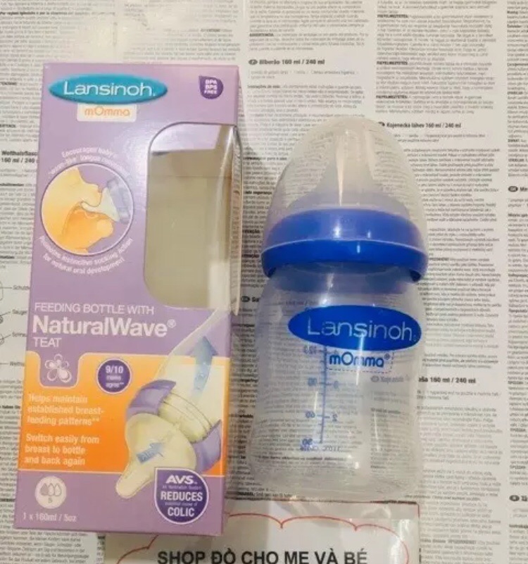 Bình sữa Lansinoh 160ml / 240ml cho bé