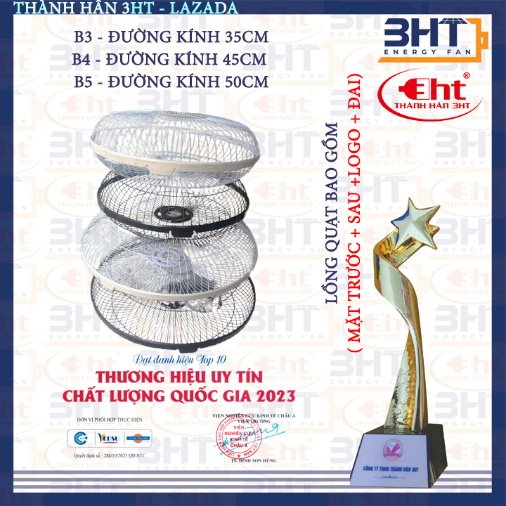 6 Bộ lồng quạt, 30cm và 40cm.